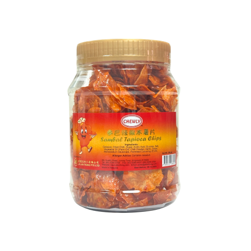 Chewly Sambal Tapioca Chips 390g